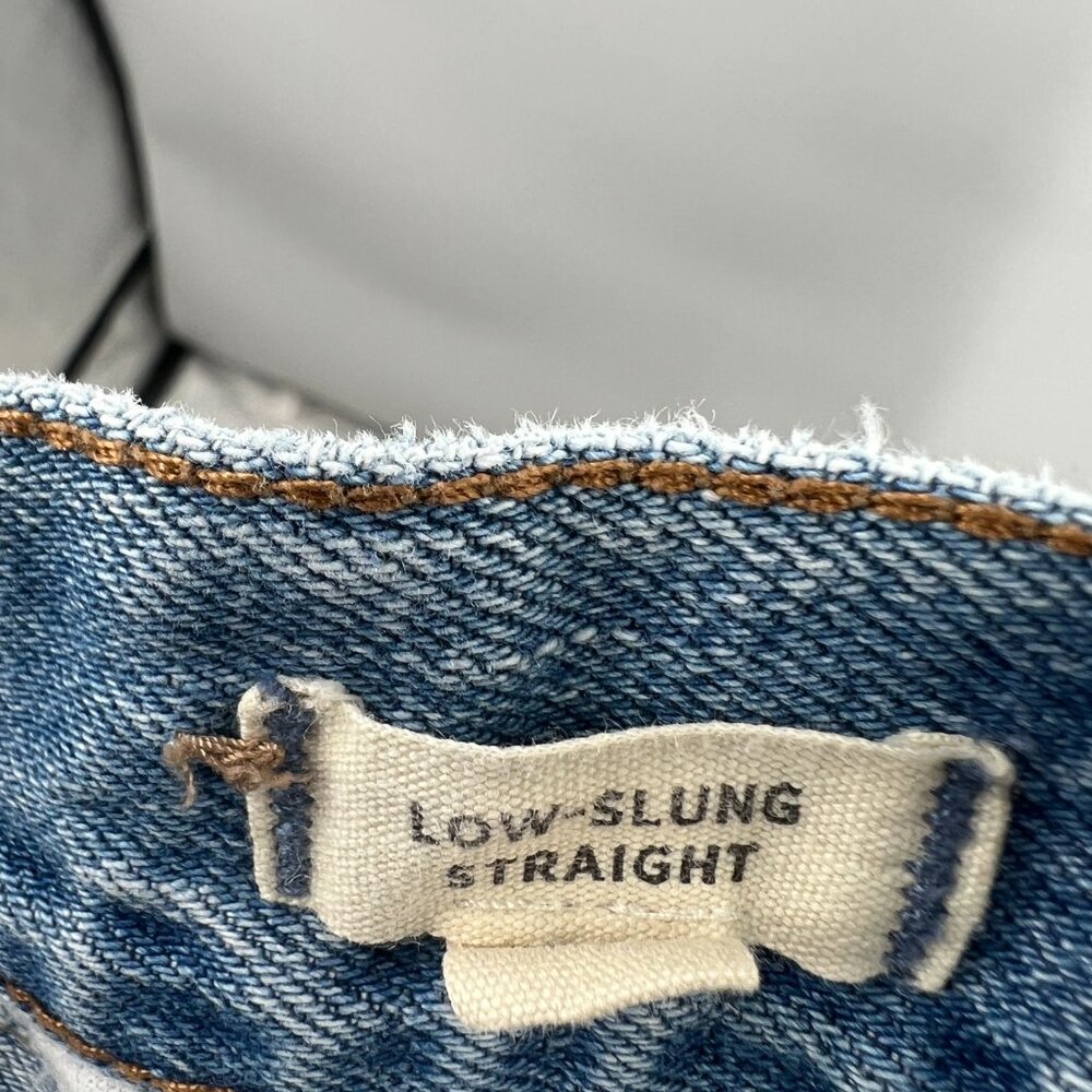 Madewell low slung straight carpenter jeans light wash 90s retro workwear 31 - Picture 14 of 15